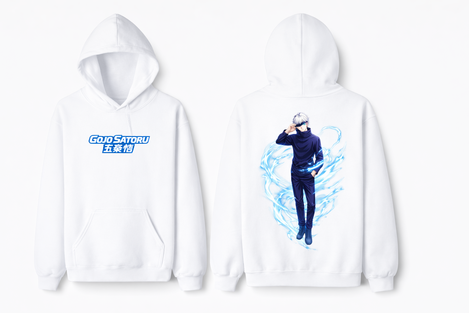 Gojo Satoru Hoodie ⚡ | Anime Streetwear Pullover | SFWORKS
