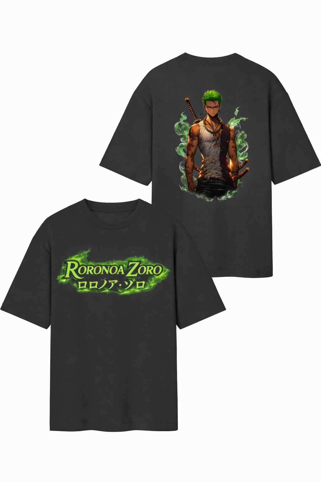 Roronoa Zoro Oversized T-Shirt – Anime Streetwear | SFWORKS