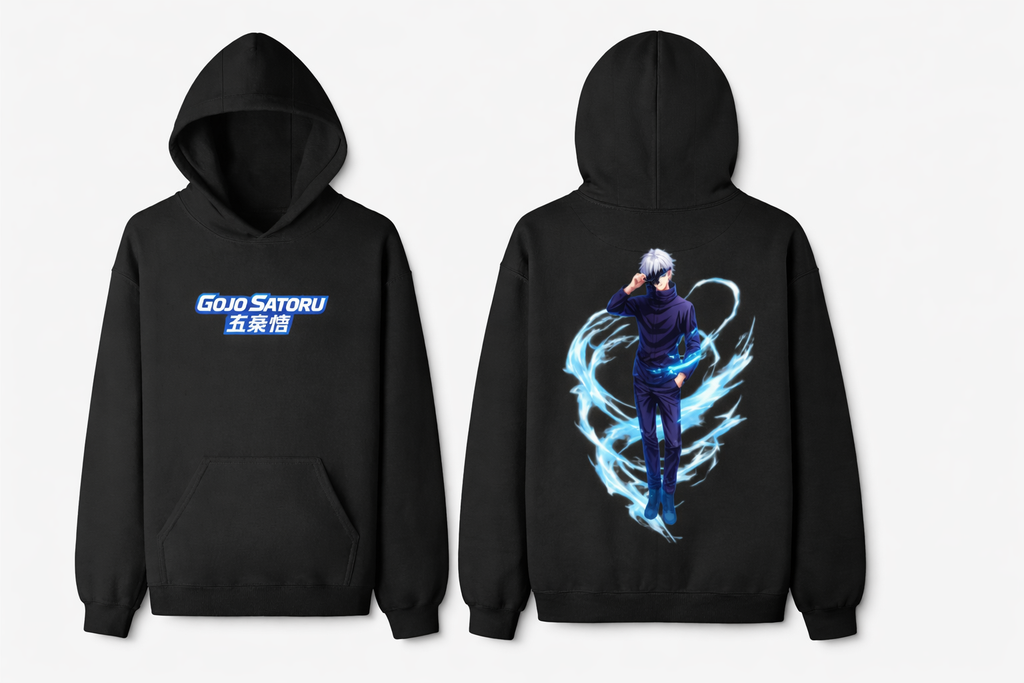 Gojo Satoru Hoodie ⚡ | Anime Streetwear Pullover | SFWORKS