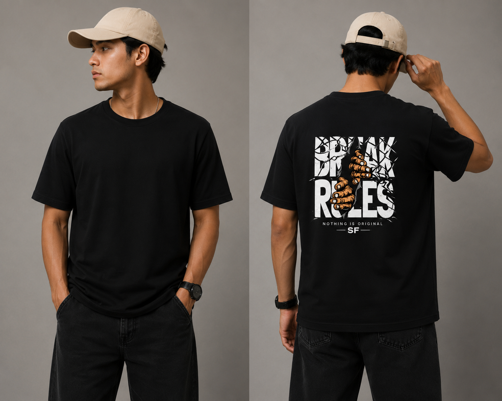 Break Rules – Graphic Streetwear Tee | SFWorks | T-Shirt