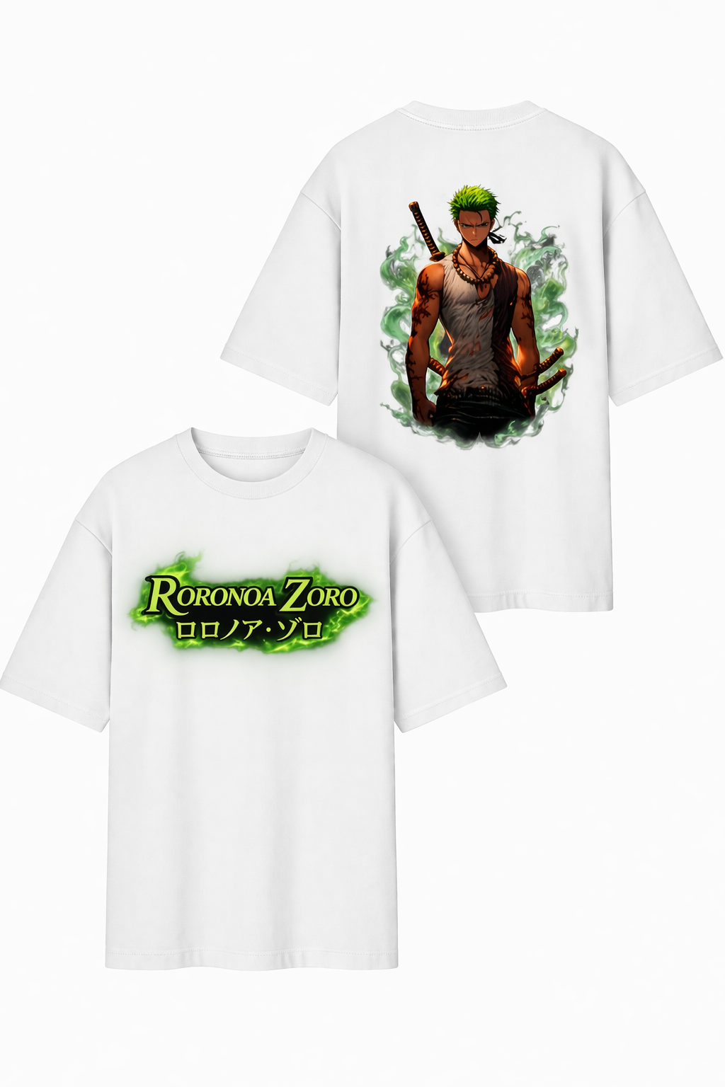 Roronoa Zoro Oversized T-Shirt – Anime Streetwear | SFWORKS